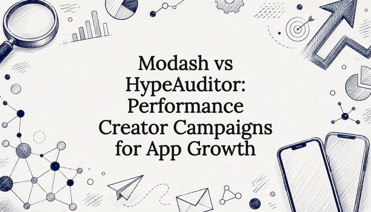 Modash vs HypeAuditor: Performance Creator Campaigns for App Growth