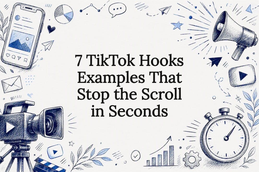 7 TikTok Hooks Examples That Stop the Scroll in Seconds