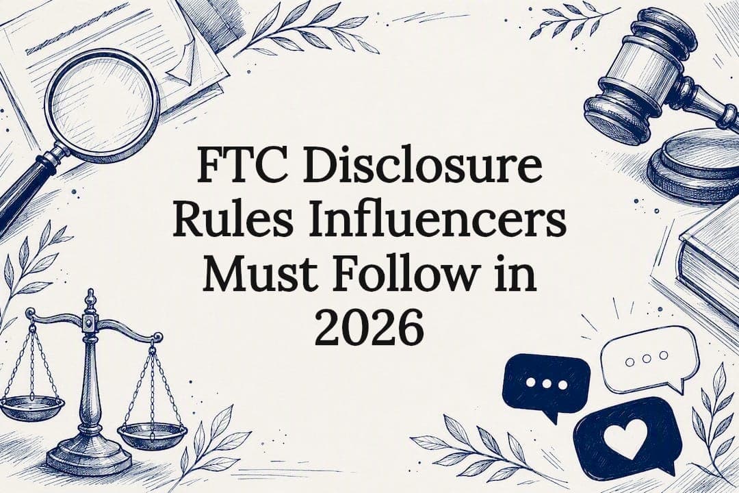 FTC Disclosure Rules Influencers Must Follow in 2026
