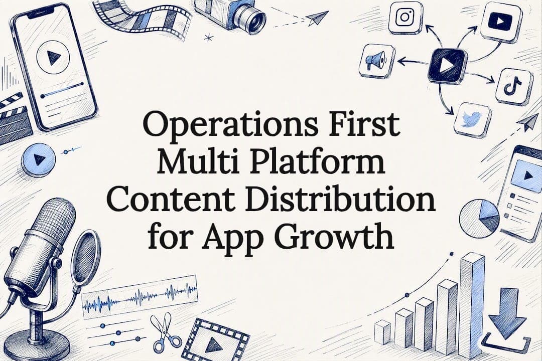 Operations First Multi Platform Content Distribution for App Growth