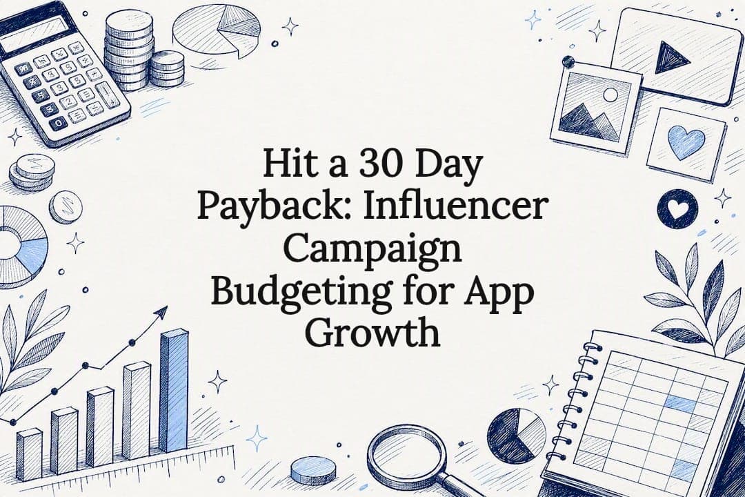 Hit a 30 Day Payback: Influencer Campaign Budgeting for App Growth