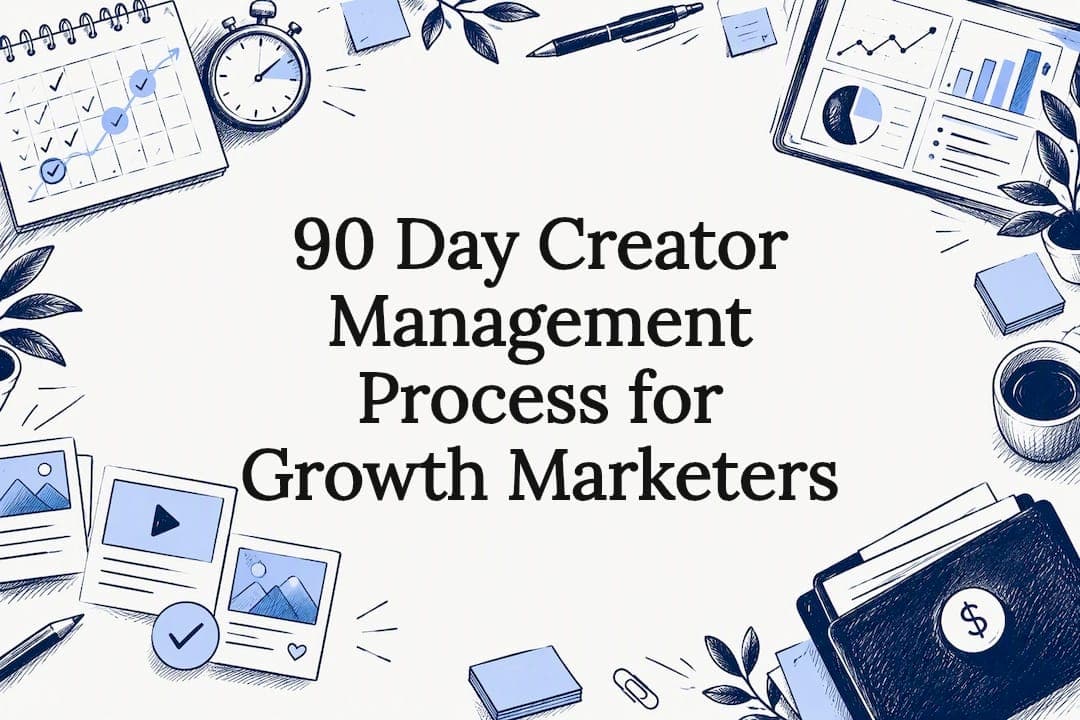 90 Day Creator Management Process for Growth Marketers