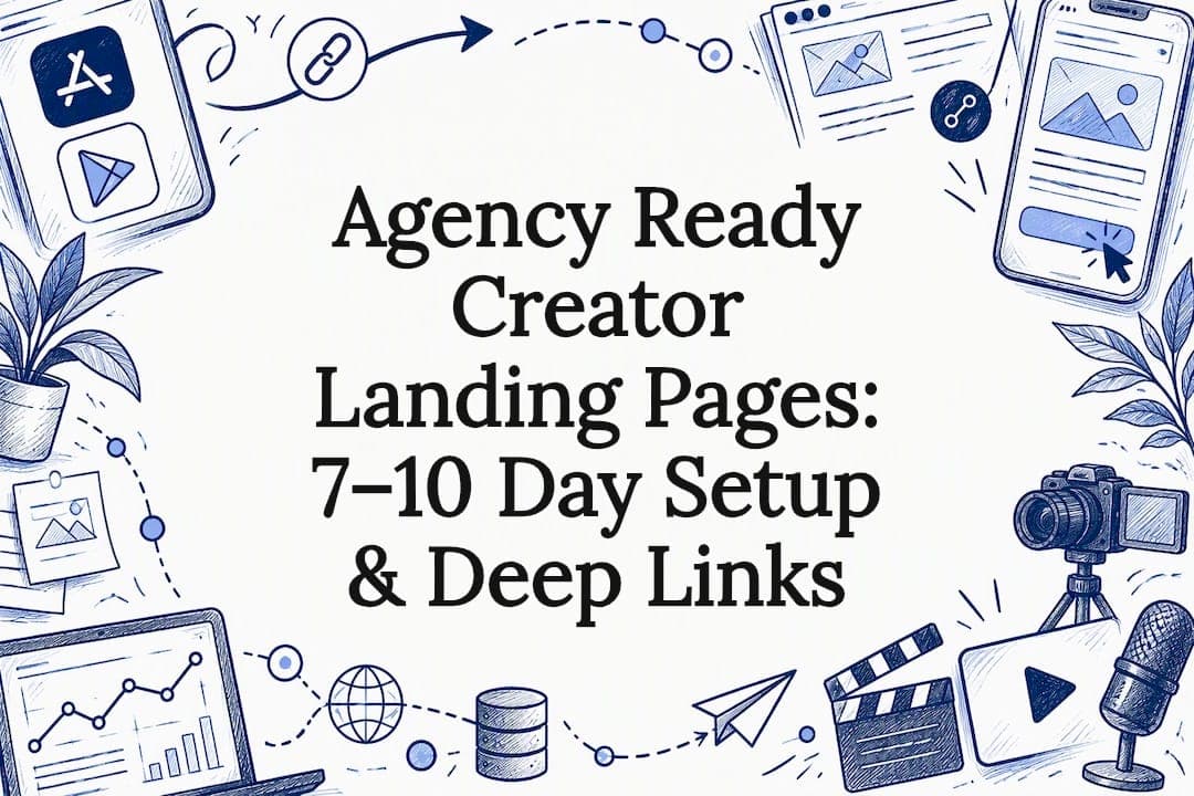 Agency Ready Creator Landing Pages: 7–10 Day Setup & Deep Links