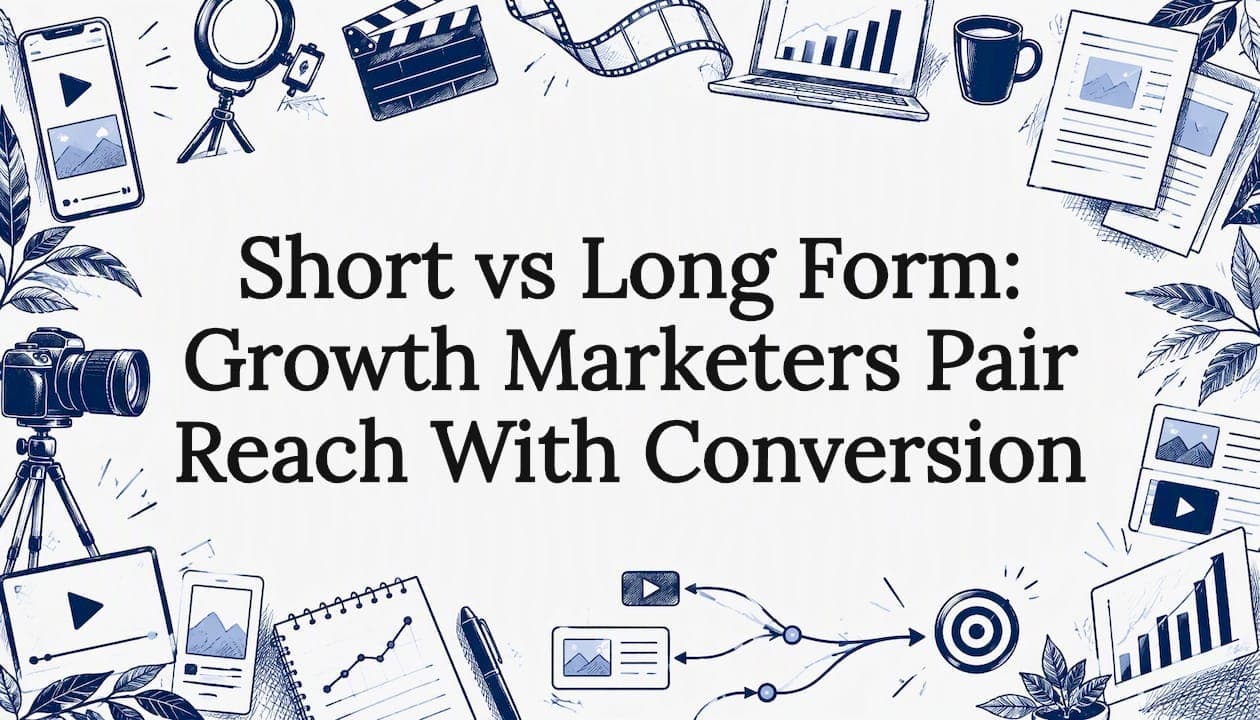 Short vs Long Form: Growth Marketers Pair Reach With Conversion