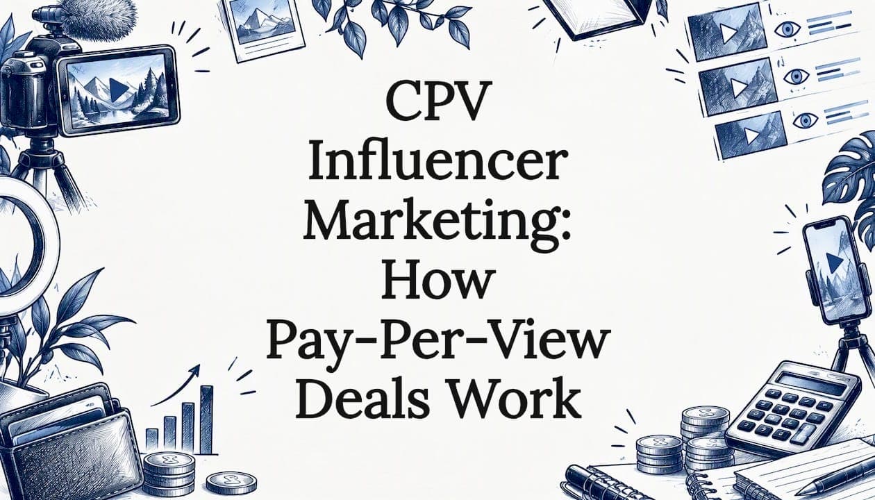 CPV Influencer Marketing: How Pay-Per-View Deals Work